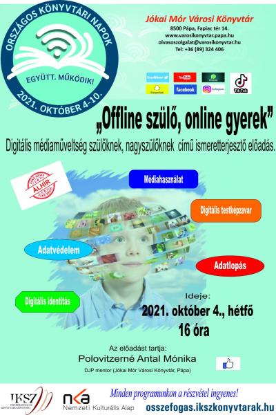 Offline szülő, online gyerek