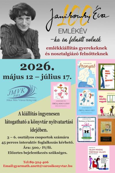 Janikovszky Éva emlékiállítás